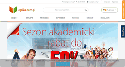 Desktop Screenshot of epika.com.pl