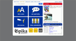 Desktop Screenshot of epika.cz