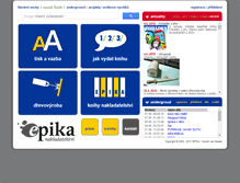 Tablet Screenshot of epika.cz
